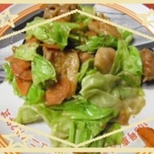 鶏肉と野菜のみそ炒め♪